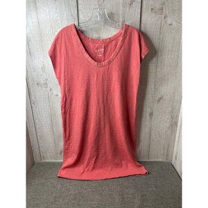 Universal Thread Womens Coral Scoop Neck Cotton Dress Medium Summer Cruise